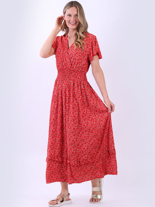 Floral Print Boho Summer Maxi Dress