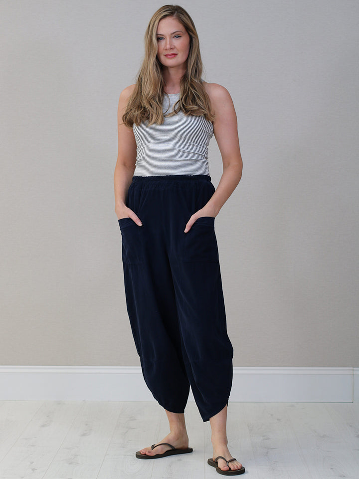 Cotton Corduroy Trouser Navy