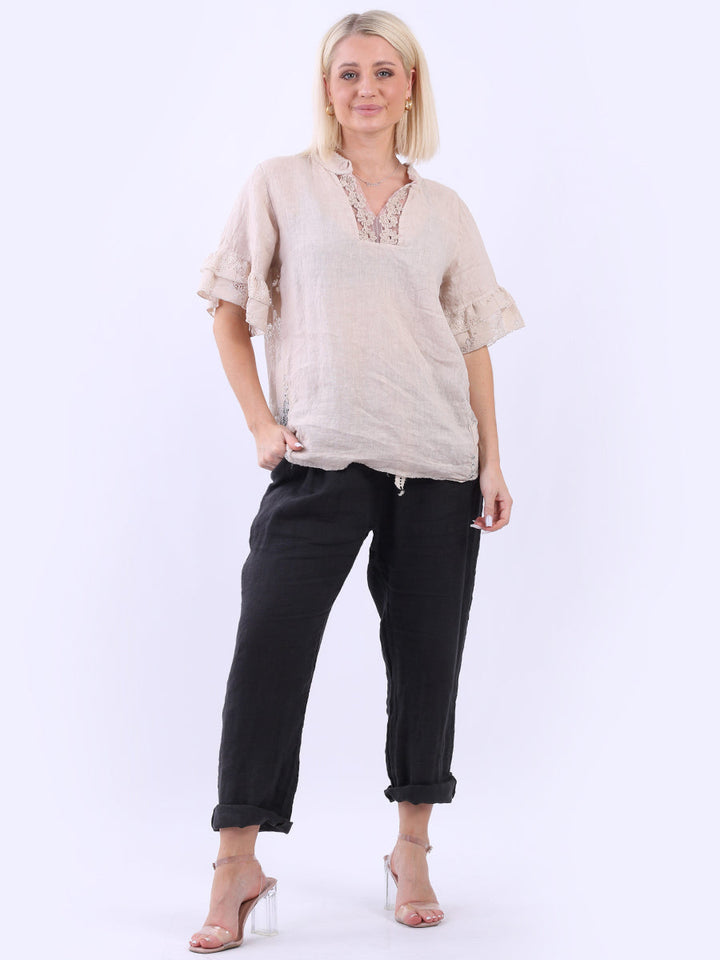 Linen Lagenlook Top
