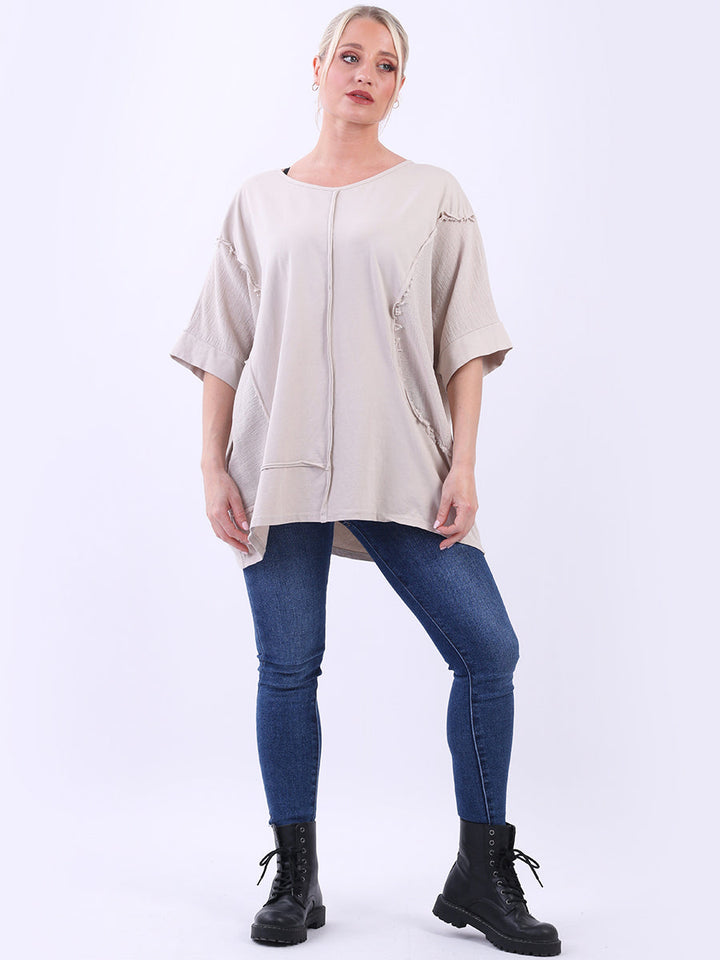 Hopsack Baggy Cotton Top
