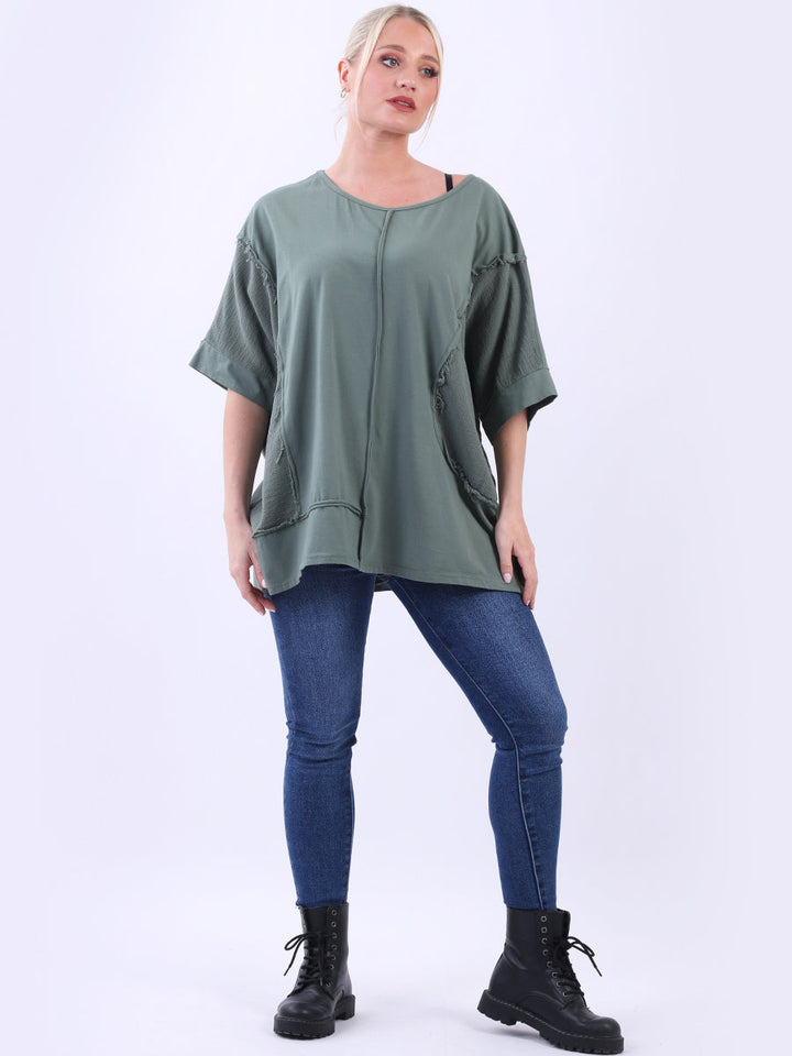 Hopsack Baggy Cotton Top