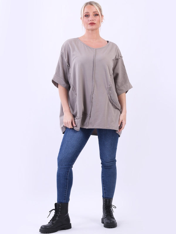 Hopsack Baggy Cotton Top