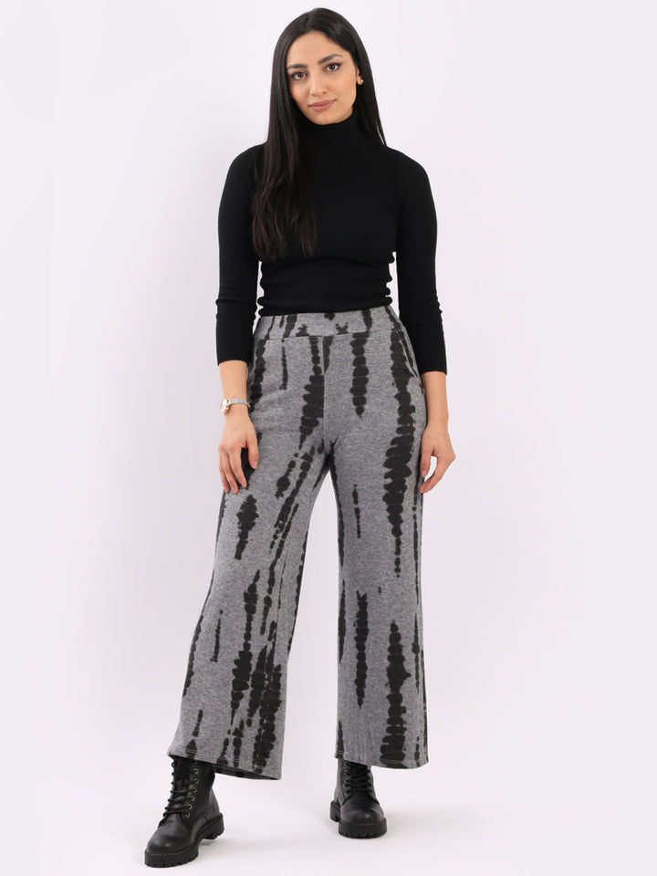 Tie And Dye Wide Leg Trouser