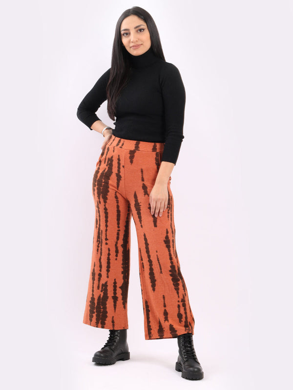 Tie And Dye Wide Leg Trouser