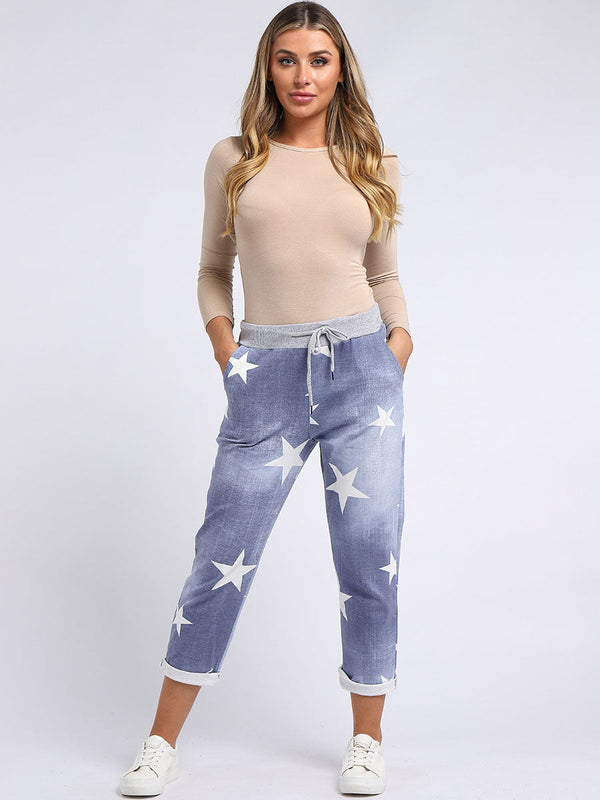 Italian Star Print Trouser
