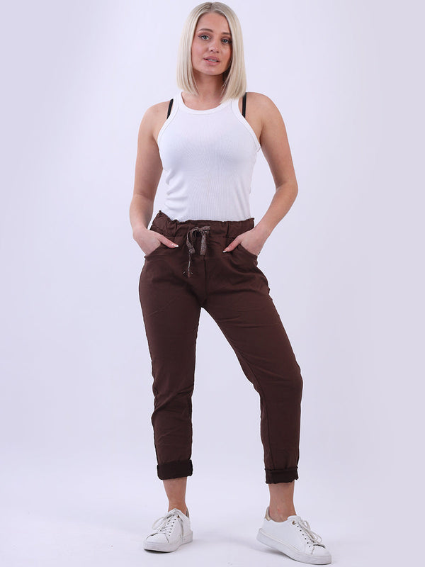 Women Plain Magic Pants -| Multi Colors