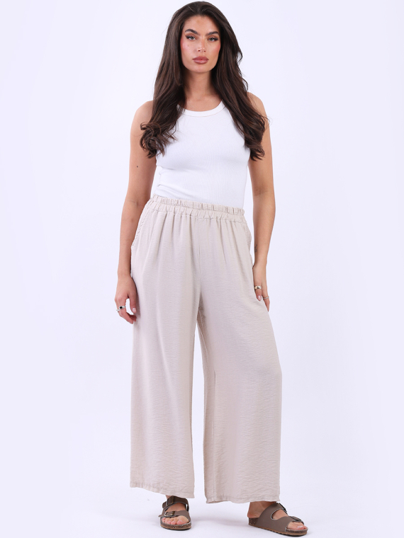 High Waisted Wide Leg Pant