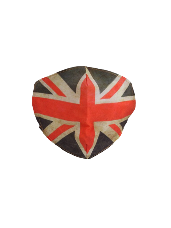 Italian Unisex Union Jack Polyester-Cotton Face Masks-1