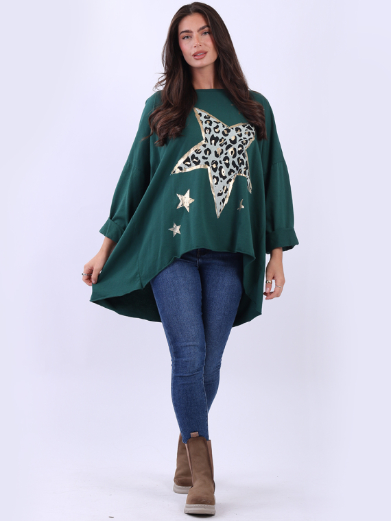 Oversized  Cotton Lagenlook Top
