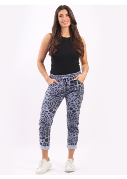 Leopard Print Ladies Magic Pant