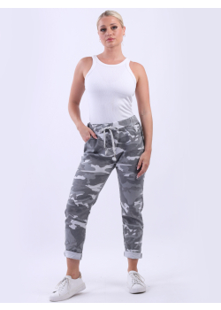 Italian Made Ladies Camouflage Magic Pants 