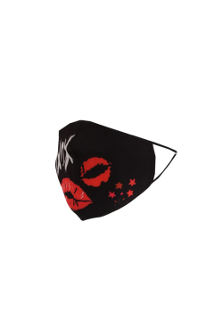 XOXO Slogan Lips Mark Print Reusable Face Mask (PACK OF 5)