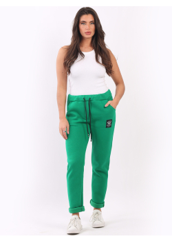 Ladies Relaxed Fit Cotton Fleece Trouser