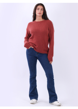 Women Solid Knit Crop Jumper