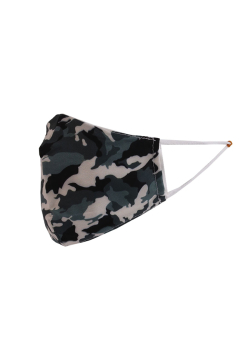 Camouflage Print Anti-Virus Cotton Face Mask (PACK OF 5)