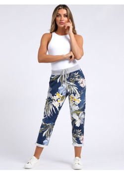 Floral Print Classy Cotton Joggers