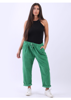 Plus Size Cotton Corduroy Pant