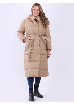 Oversized Hooded Longline Puffer Coat