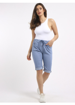 Plain Knee Length Magic Shorts