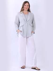 Plain Linen Jacket